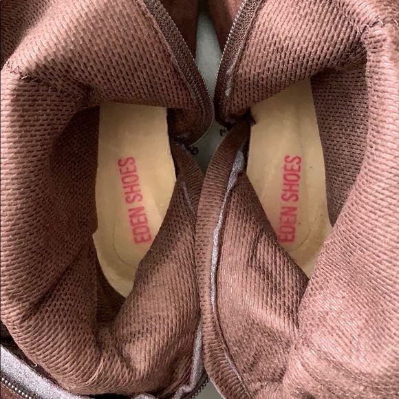 Brown Suede High Boots - Size 6 - Picture 8 of 8